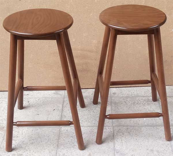 تصویر 4 از صندلی چوبی بار پایه مرتفع مناسب کانتر خانگی